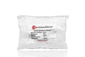 Сода каустическая для аффинажа купить в MendeleevMarket Украина фото